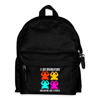 Orang-outan - Sac à dos Enfant - noir - Devant