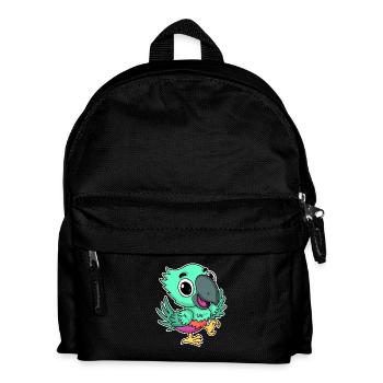 Cute Parrot Cute - Kids' Backpack - black - Front