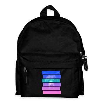 Bär - Kinder Rucksack - Schwarz - Vorne