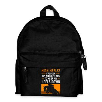 Dressage Dressage Horse Dressage Rider - Kids' Backpack - black - Front
