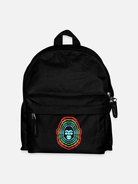 Gorilla - Kinder Rucksack - Schwarz