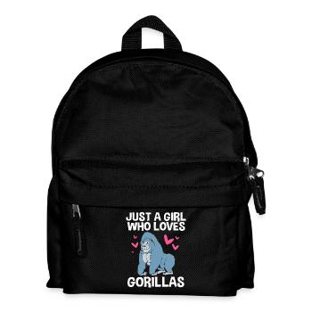 Gorilla - Kids' Backpack - black - Front