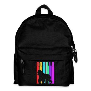 Gorilla - Kids' Backpack - black - Front