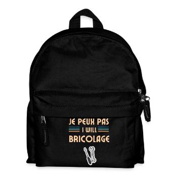I can't I DIY - Kids' Backpack - black - Front