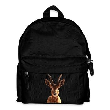 Antilope, Koudou, Gazelle, Afrique, Serengeti, Antilope - Sac à dos Enfant - noir - Devant