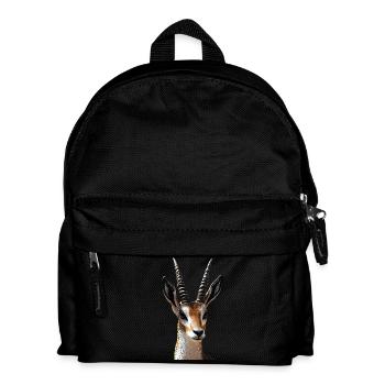 Antilope Kudu Gazelle Afrika Serengeti Antilopen - Kinder Rucksack - Schwarz - Vorne