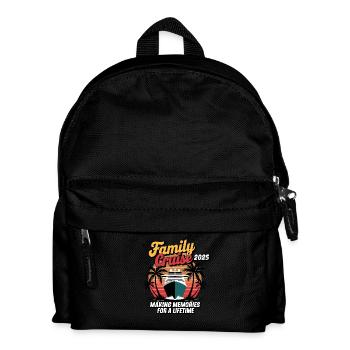 Family Cruise 2025 Kreuzfahrt für Kreuzfahrt - Kinder Rucksack - Schwarz - Vorne