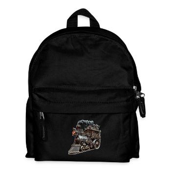 OLD TRAIN - Kids' Backpack - black - Front