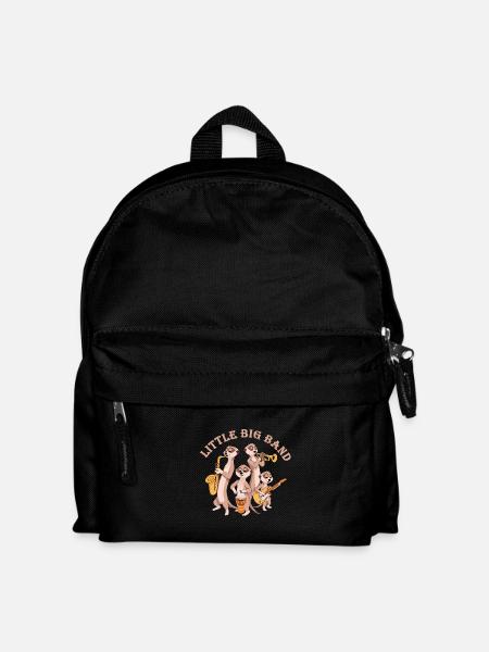 Erdmännchen Little Big Band - Kinder Rucksack - Schwarz
