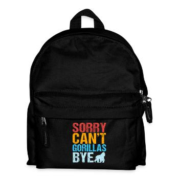 Gorilla - Kids' Backpack - black - Front