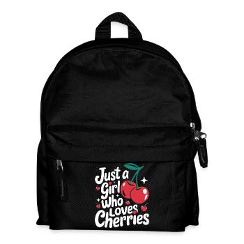 Cherries Cherries Fruits Food - Kids' Backpack - black - Front