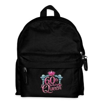 60er Geburtstag Frauen für einen 60 Frauen - Kinder Rucksack - Schwarz - Vorne
