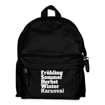 Carnival Fifth Season Kölsch Fastelovend Cologne - Kids' Backpack - black - Front