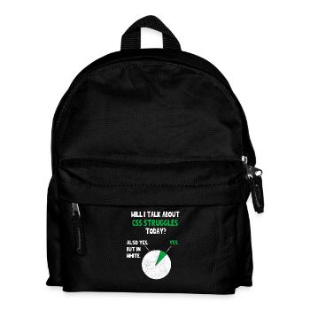 Coder Web Developer Programmer Will I talk about F - Kinder Rucksack - Schwarz - Vorne