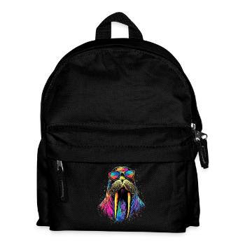 Walrus, tusks, seal, wild Pacific walruses - Kids' Backpack - black - Front
