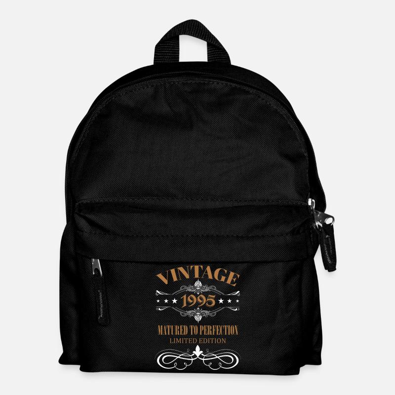 Vintage Geschenk 30. Geburtstag Geburtsjahr 1995 - Kinder Rucksack - Schwarz