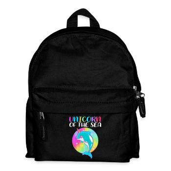 Narwal - Kinder Rucksack - Schwarz - Vorne