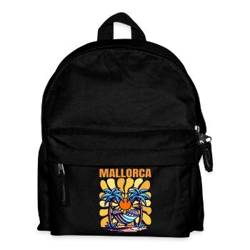 Mallorca - Kinder Rucksack - Schwarz - Vorne