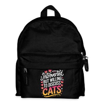Introvertierter asozialer introvertierter - Kinder Rucksack - Schwarz - Vorne