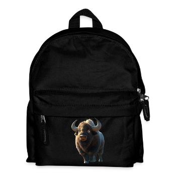 Bison, Bison, Wild Cattle, Buffalo, American Bison - Kids' Backpack - black - Front