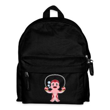 Forme physique à la corde à sauter de la corde de la pieuvre - Sac à dos Enfant - noir - Devant