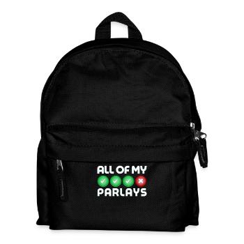 All My Betting Combinations More Humorous - Kids' Backpack - black - Front