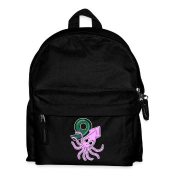 Motif 9ème Anniversaire Calmar - 9 ans - Sac à dos Enfant - noir - Devant