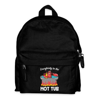 Krabbe - Kinder Rucksack - Schwarz - Vorne