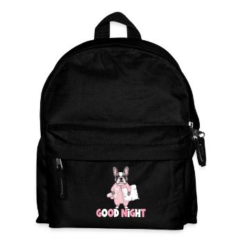 Niedliche Gute Nacht Französische Bulldogge - Kinder Rucksack - Schwarz - Vorne