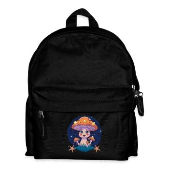 All Mushrooms Are Edible Some Only Once - Kinder Rucksack - Schwarz - Vorne