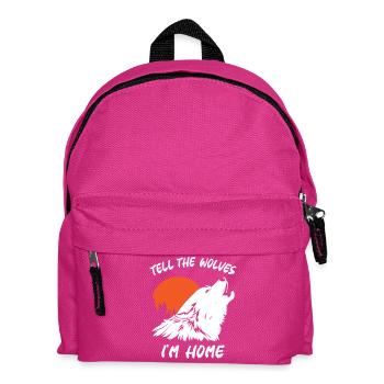 Dites aux loups que je suis chez moi - Sac à dos Enfant - fuchsia - Devant