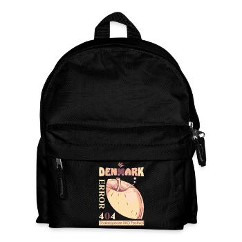 Denmark Shakespeare xxo Festival funny quote - Kinder Rucksack - Schwarz - Vorne