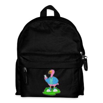 Flamingo Smartphone - Kids' Backpack - black - Front