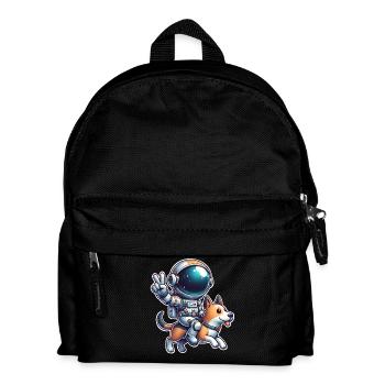 Astronaut Dog - Kids' Backpack - black - Front