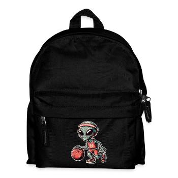 Alien Basketball - Kids' Backpack - black - Front