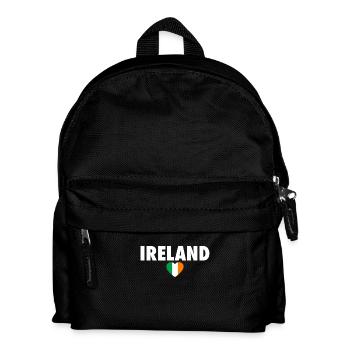 Ireland Irland Irische Flagge Stolzer Ire - Kinder Rucksack - Schwarz - Vorne