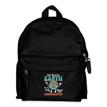 Encourageons la Terre Jour de la Terre Planète - Sac à dos Enfant - noir - Devant