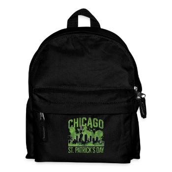 Chicago St Patrick's Day - Kids' Backpack - black - Front