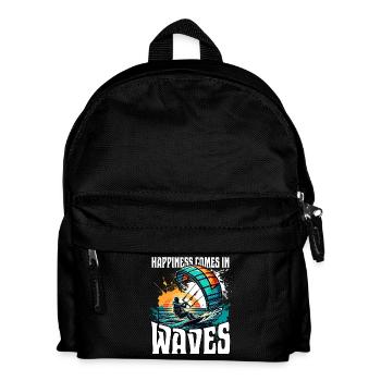 Kitesurfing Kitesurfer Kiteboard - Kids' Backpack - black - Front