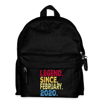 2020: The Year of Legends, and February Was the Be - Kids' Backpack - black - Front