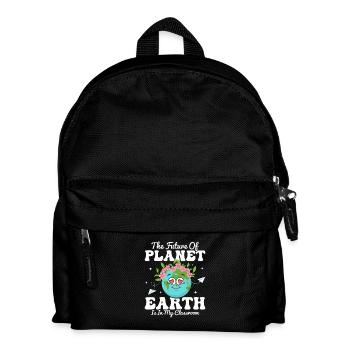 L’avenir de la planète Terre Enseignant du Jour de la Terre - Sac à dos Enfant - noir - Devant