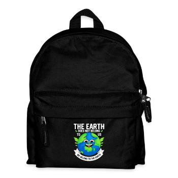 La Terre ne nous appartient pas Planète Jour de la Terre - Sac à dos Enfant - noir - Devant