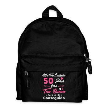 It Has Taken Me 50 Years 50 Birthday Woman - Kids' Backpack - black - Front