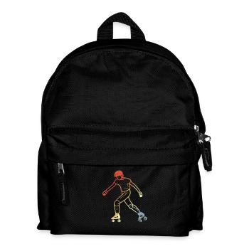 Roller Skates Vintage Look - Kinder Rucksack - Schwarz - Vorne