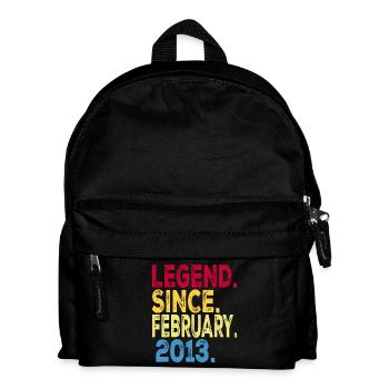 Legende seit Februar 2013 Design For Kids, - Kinder Rucksack - Schwarz - Vorne