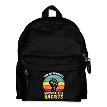 Anti-Racism Diversity, Justice & Equality - Kids' Backpack - black - Front