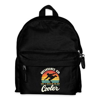 Breakdance Kid Breakdancer Retro Dance B-Boys - Kids' Backpack - black - Front