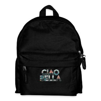 Ciao Bella - Kinder Rucksack - Schwarz - Vorne