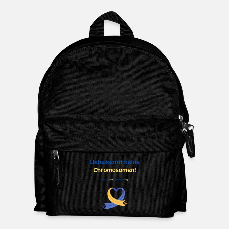 Liebe kennt keine Chromosomen - Kinder Rucksack - Schwarz