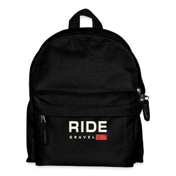 Gravel Bike Gravel Bike Gravel Bike Fans & Cyclists - Kids' Backpack - black - Front